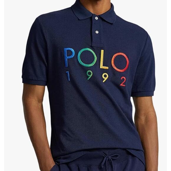 Polo by Ralph Lauren Other - Polo Ralph Lauren Classic Fit 1992 Mesh Polo Shirt - Men's S, Navy Blue NEW $125
